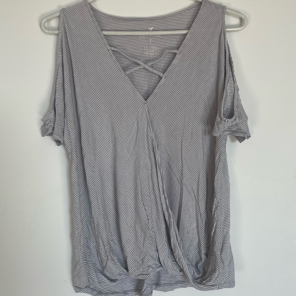 AE Off The Shoulder Flowy Top